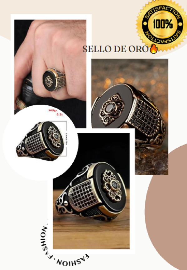 Producto: Anillo sello de oro 🔥