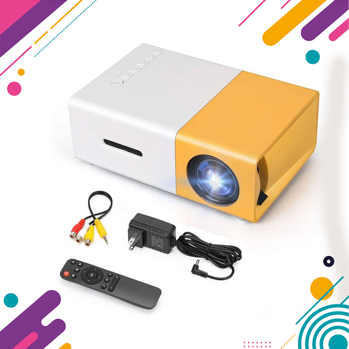 Producto: Mini Proyector Led Video Beam 600 Lumenes Yg300 Hdmi Usb Av