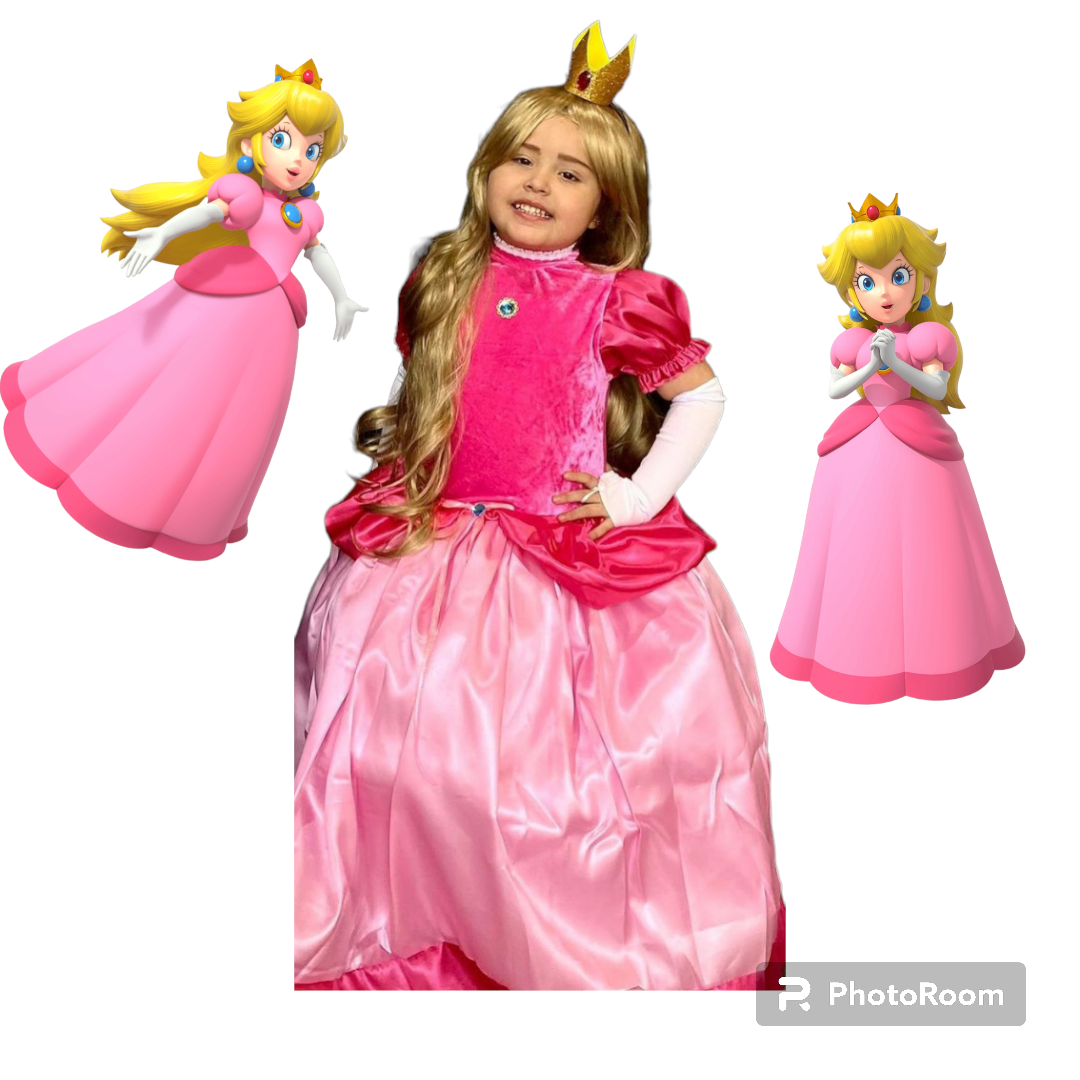 Producto: Disfraz Niña Princesa Peaches Cosplay tallas 2 a la 10